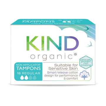 Non-Applicator Tampons Regular 18S